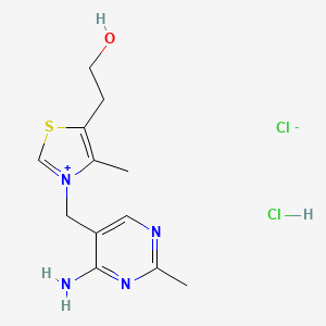 Molecular structure of Thiamine hydrochloride