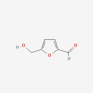 Molecular structure of 5-Hydroxymethylfurfural