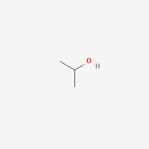 Molecular structure of Isopropyl alcohol