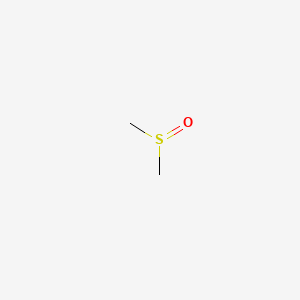 Molecular structure of Dimethyl sulfoxide