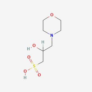 Molecular structure of MOPSO