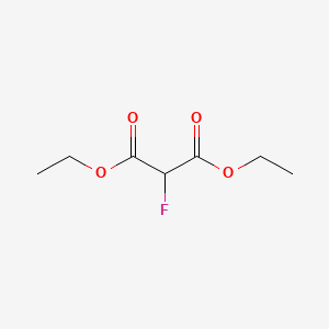 Molecular structure of Diethyl fluoromalonate