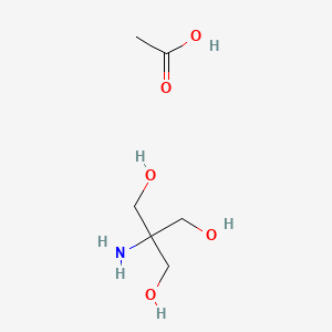 Molecular structure of Trizma acetate