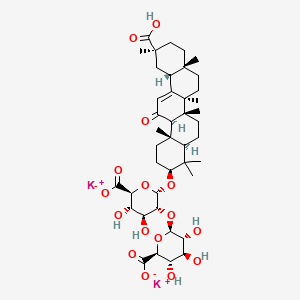 Molecular structure of Dipotassium glycyrrhizinate