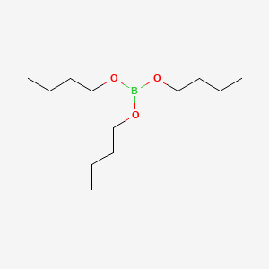 Molecular structure of Tributyl borate