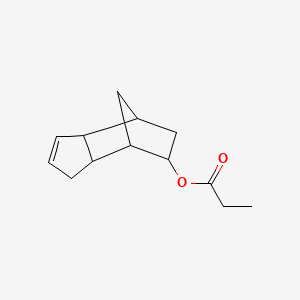 Molecular structure of Tricyclodecenyl propionate