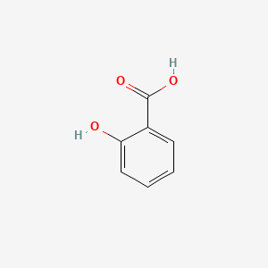 Molecular structure of Salicylic acid