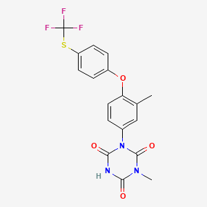 Molecular structure of Toltrazuril