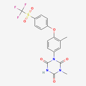 Molecular structure of Toltrazuril sulfone