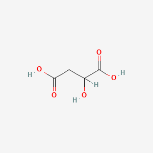 Molecular structure of Malic acid
