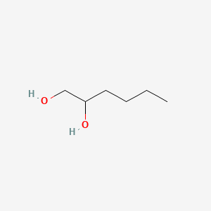 Molecular structure of 1,2-Hexanediol