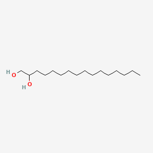 Molecular structure of 1,2-Hexadecanediol