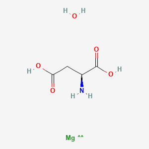 Molecular structure of Magnesium aspartate tetrahydrate