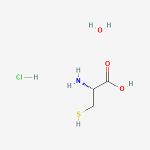 Molecular structure of L-Cysteine hydrochloride monohydrate
