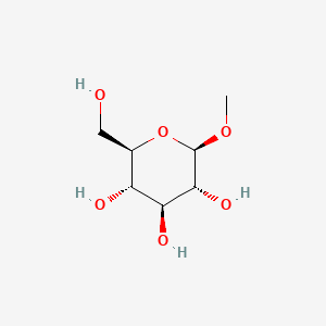 Molecular structure of Methyl beta-d-glucopyranoside