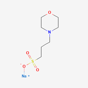 Molecular structure of MOPS sodium salt