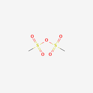 Molecular structure of Methanesulfonic anhydride