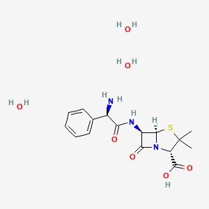 Molecular structure of Ampicillin