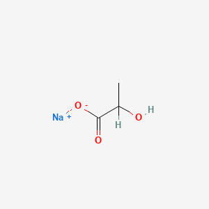 Molecular structure of Sodium lactate