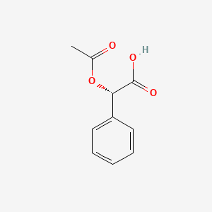 Molecular structure of (S)-(+)-O-Acetyl-L-mandelic acid