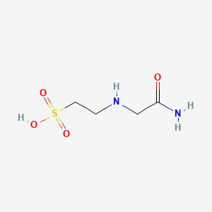 Molecular structure of N-(Carbamoylmethyl)taurine