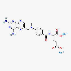 Molecular structure of Sodium methotrexate