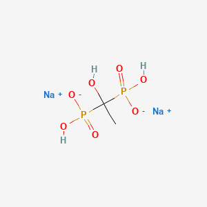 Molecular structure of Etidronate disodium