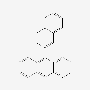 Molecular structure of 9-(2-Naphthyl)anthracene