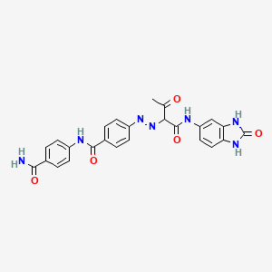 Molecular structure of Pigment Yellow 181