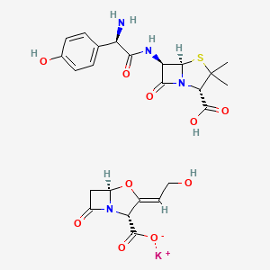 Molecular structure of Amoxicillin-Potassium Clavulanate Combinatio
