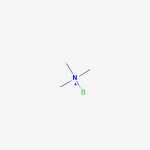 Molecular structure of Borane-trimethylamine complex