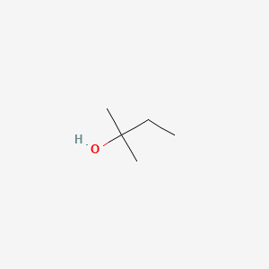 Molecular structure of 2-Methyl-2-butanol