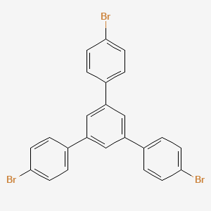 Molecular structure of 1,3,5-Tris(4-bromophenyl)benzene