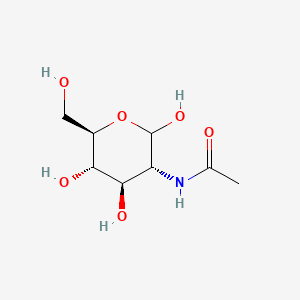 Molecular structure of 2-Acetamido-2-deoxy-D-glucose