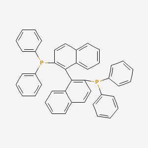 Molecular structure of (S)-(-)-2,2-Bis(diphenylphosphino)-1,1-binaphthyl
