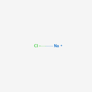 Molecular structure of Sodium chloride