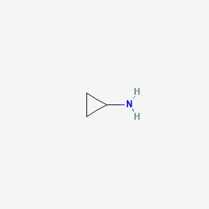 Molecular structure of Cyclopropylamine