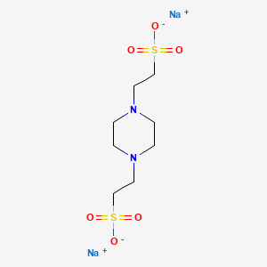 Molecular structure of PIPES disodium salt