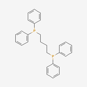 Molecular structure of 1,4-Bis(diphenylphosphino)butane