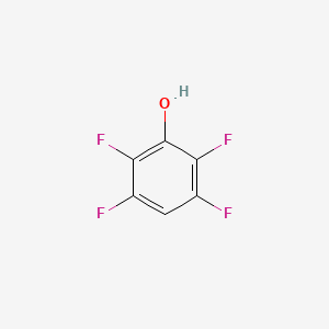 Molecular structure of 2,3,5,6-Tetrafluorophenol