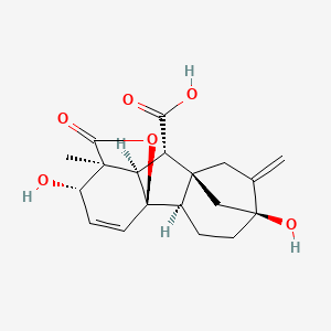 Molecular structure of Gibberellic acid