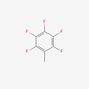 Molecular structure of methyl pentafluorobenzene