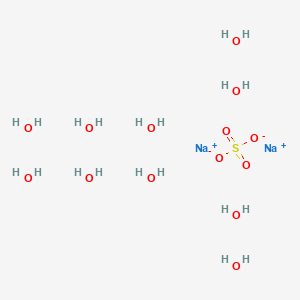 Molecular structure of Sodium sulfate decahydrate
