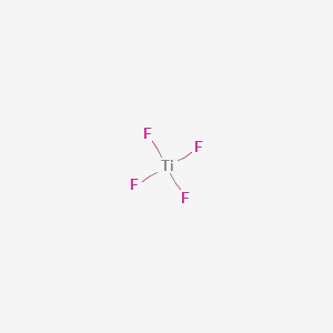 Molecular structure of Titanium tetrafluoride
