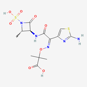 Molecular structure of Aztreonam