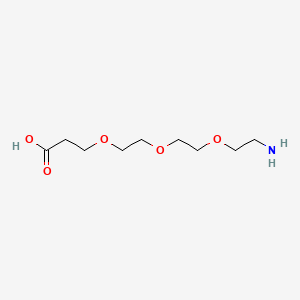 Molecular structure of 3-(2-(2-(2-Aminoethoxy)ethoxy)ethoxy)propanoic Acid