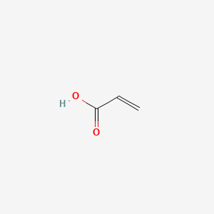 Molecular structure of Acrylic acid