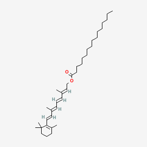 Molecular structure of Retinol palmitate