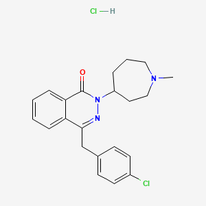 Molecular structure of Azelastine hydrochloride