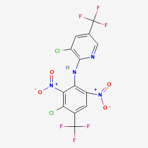 Molecular structure of Fluazinam